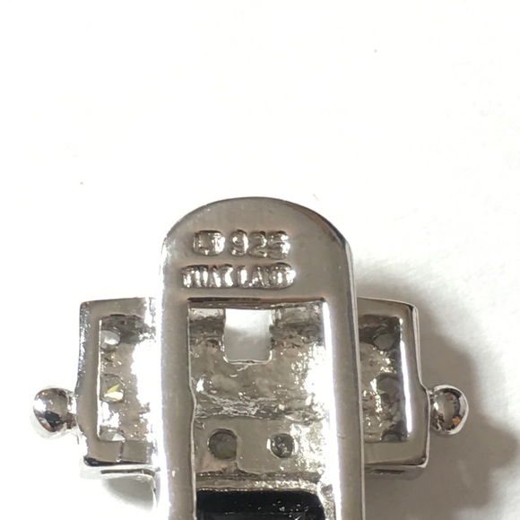 STERLING SILVER AND CUBIC ZIRCONIA BRACELET - Picture 5 of 5